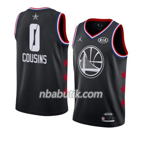 NBA Mænd Trøje Golden State Warriors DeMarcus Cousins 0 2019 All-Star Jordan Brand Sort Swingman NBA Mænd Trøje Golden State Warriors DeMarcus Cousins 0 2019 All-Star Jordan Brand Sort Swingman